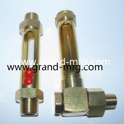 MNPT 1/4 INCH männliches Gewinde Aluminiumölpegelindikator mit Höhenzeichen für Behälter
