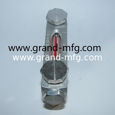 NPT 3/8 INCH Leichtbrass Ölpegelindikator mit Niveauzeichen für Dünnwandbehälter,Ölpegelindikator
