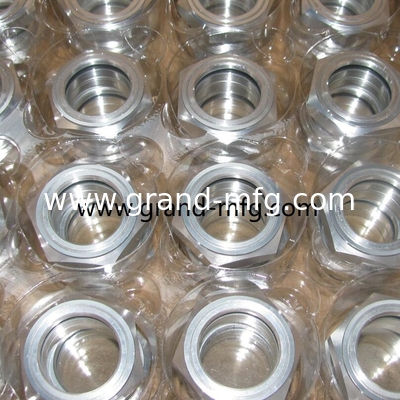 Metrische Thed M22X1.5 M27X1.5 Pumpe Ölstand Sichtport Sichtmessgerät Flüssigkeit Aluminium Öl Sichtglas 1Mpa Druck widerstehen