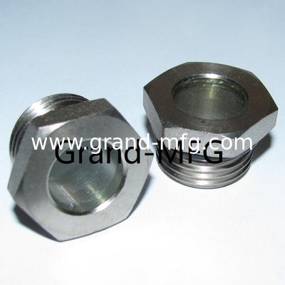 NPT 1 1/2&quot; BITZER Kühlschmelzglas aus Stahl mit Reflektor-Glas