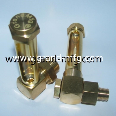 MNPT 1/4 INCH männliches Gewinde Aluminiumölpegelindikator mit Höhenzeichen für Behälter