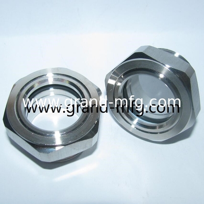G3/4&quot; G1/2&quot; G1&quot; Edelstahl 304 Ölsichtglasfenster Hex Ölstandssichtglas Ölstandsmessindikatoren