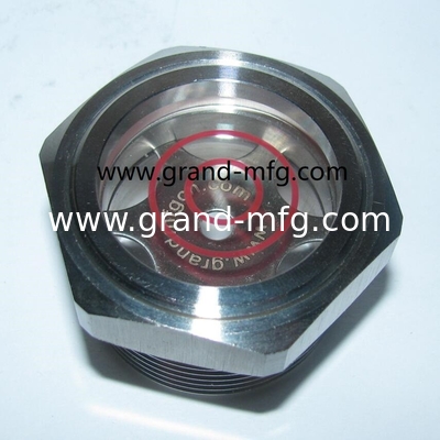1 Zoll 2 Zoll NPT-Faden 3/4 Zoll Edelstahl Öl Sichtbrille SS304 Ölpegelmessgeräte OEM und ODM Service GM-SSN10
