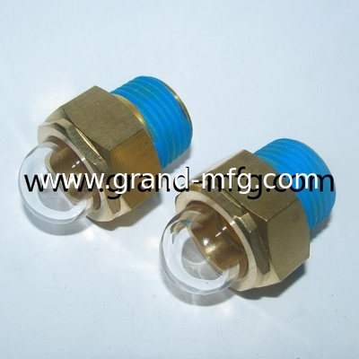 Sight Glas 1/2-14 NPT Hex Top Liquid Dome Öl Ebene Sichtfenster Messing Einbau 3/8 &quot;Glas Sichtmesser