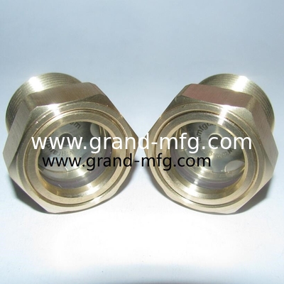 M16X1.5 Hex Top Liquid Dome Öl Ebene Sichtglas Ölfenster Messing Einfügen Peephole für den Kraftstoffbehälter eines Motorrads