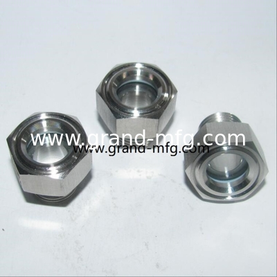 100 bar NPT 1/4 Druck Edelstahl Ölsichtglas SS304 100 bar für Dampfer OEM- und ODM-Service
