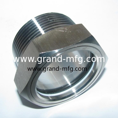 Hochdruck 1500PSI SIGHT FLOW WINDOW 1&quot;2&quot;3&quot; NPT Ölsicht Glas Flüssigkeitsflusssicht Fensterniveaumessgeräte