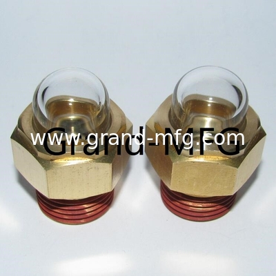 M30X1.5 Hex Top Flüssigkeit Kuppel Öl Ebene Sichtglasfenster Messing Einfügen Peephole für den Kraftstofftank eines Motorrads