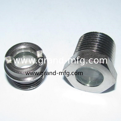NPT1 1/4&quot; Kühlgeräte aus geschmolzenem Stahlglas geschmolzenes Fensterglas Ölglas Hersteller China