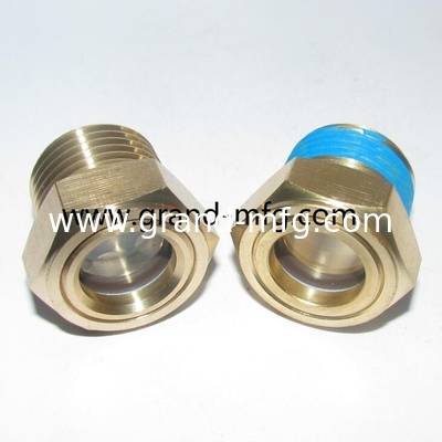 männlich NPT 1/2 INCH klares Kuppelöl Sichtglas Hex-Schraube-in Ölstandsichten Ölstandsmessindikatoren mit Gewindeverriegelung