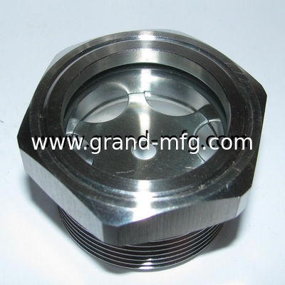 Hochdruck 1500PSI Flüssigkeitsdurchfluss Sichtglasfenster 1&quot;2&quot;3&quot; NPT Öl Sichtglasgetriebe Sichtfensterniveaumessgeräte