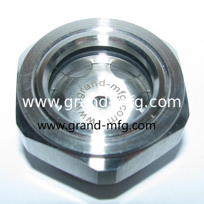 G3/4&quot; Automobilindustrie Labor Ausrüstung Edelstahl 304 Ölsichtglasfenster mit durchsichtigem Glas