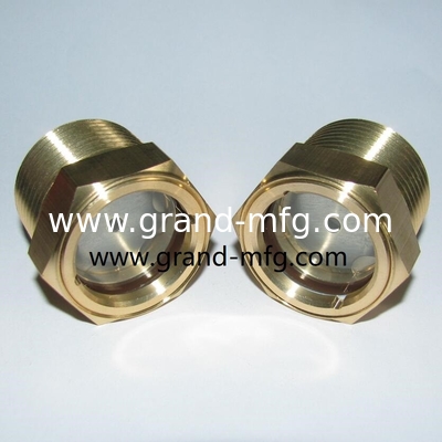 NPT 1/2&quot; 3/4&quot; 1&quot; Männliche Nadel Hydraulische Öl Sichtfenster GM-BN12 GM-BN34 GM-BN10 Ölstand Sicht Glas Custom Ölstandsmessgerät Lieferant
