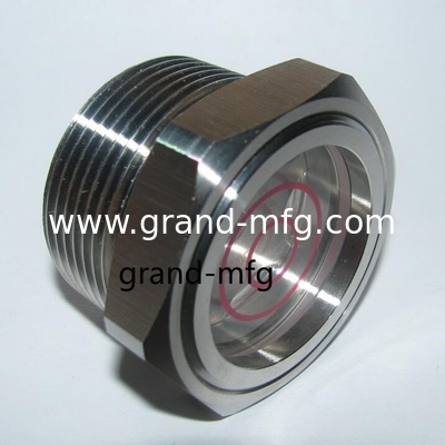 NPT,BSP,G-Faden,Metrischer Faden1/2&quot;,3/4&quot;,1&quot;,2&quot;Edelstahl 304 Ölstandsanzeiger Sichtbrille Edelstahl flüssiges Sichtglas mit Borosilikatglas