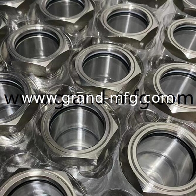 NPT 2 Zoll Edelstahl SS316 SS304 Beobachtungsverdampfer Ölstand Sichtbrille OEM-Service keine Veredelung GM-SSN10 GM-SSN20 GM-SSM60 GM-SSN114 GM-SSM26