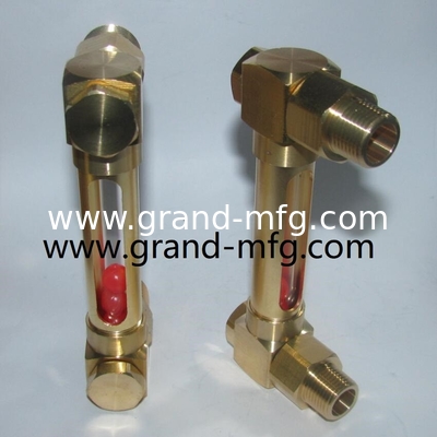 Hex Messing Sichtglas, Geschwindigkeitsminderung Öl Niveau Messgeräte in männlichen NPT, BSP, G Gewinde1/8&quot;,1/4&quot;,3/8&quot;,1/2&quot;3/4&quot;,1&quot; mit Quarzglasrohr