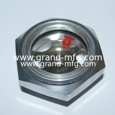 Metrische Schleife M18 M20 M22 M24 Gasturbine Aluminium Ölstandsindikator Sichtglas nach Maß verfügbar