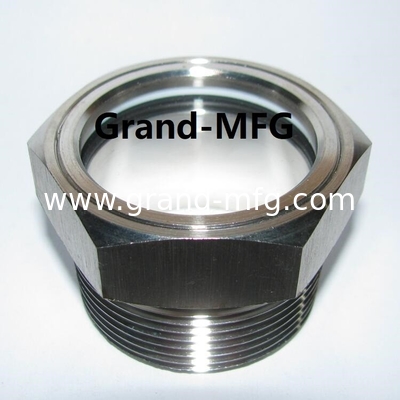 G3 Zoll NPT3 Zoll Edelstahl SS316 Beobachtung Ölstand Sichtbrille Flüssigkeitsstand Sichtstecker kundenspezifisch verfügbar GM-SSN20 GM-SSG20 GM-BN20 GM-BG20