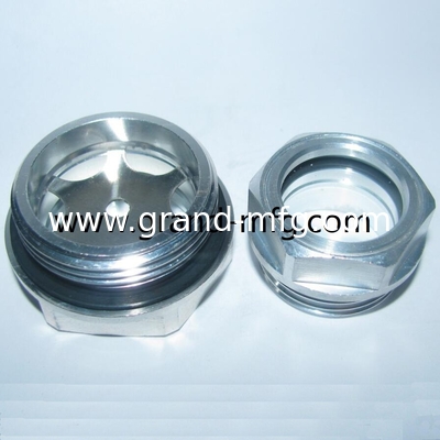 BSP-Dreh G1/2&quot; 3/4&quot; Reduktor Bläser Aluminium Ölstandsanzeiger Sichtglas kundenspezifisch verfügbar