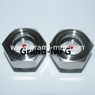 SS304 und SS316 Flüssigsichtsglas aus Edelstahl für Hydraulikreservoirs und -empfänger