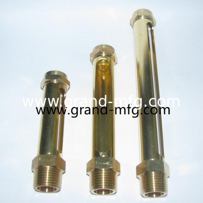 Männliche BSP-Dreh 1/2 1/4 INCH Beobachtung Messing Ölstandsmessung Sicht Indikator Ölstandsmessung Messgeräte für Ölbehälter