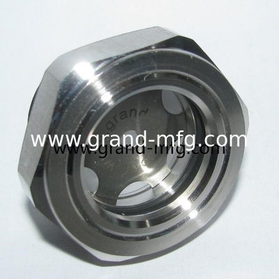 NPT 1 INCH Edelstahl 304 Ölsichtglasfenster in Lager Hex Ölstandssichtglas Ölstandsmessindikatoren