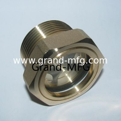 Metrisches Garn M18x1.5 M22x1.5 M26x1.5 M27X1.5 M33X2 M60X2 Kreisflächenglas