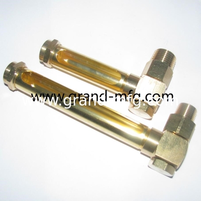 NPT,BSP,G-Faden,Metrischer Faden1/2&quot;,3/4&quot;,1&quot;,11/4&quot;,11/2&quot;,2&quot; Brennstoffbehälter Messgeräte Hydraulische Ölstandsmessgeräte für industrielle Messingröhren Ölstandsmessgeräte