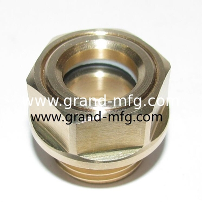 8 MPa Bsp männliches G-Gefänge 3/8 &quot; 3/4 &quot; Messing Ölpegel Sichtglas ohne Reflektor, China