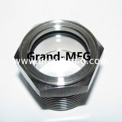 Hochdruckglas M27x1.5 aus Edelstahl Flüssigsichtsglas mit G 3/4 Größe für Schwerlast- und Hochdruckanwendungen