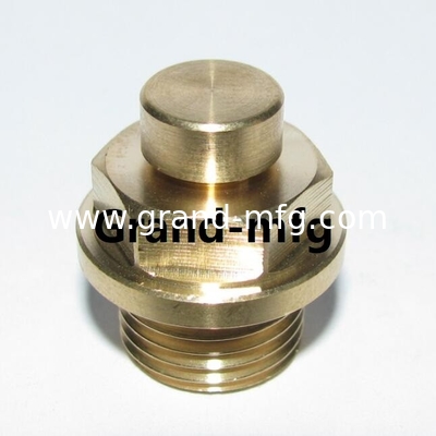 NPT männliche Faden 1/8 1/2 1 Zoll natürliche Messing Atemventilationsstecker Luft freigesetzt Stecker GM-BVN12 GM-BVN18 GM-BVN38