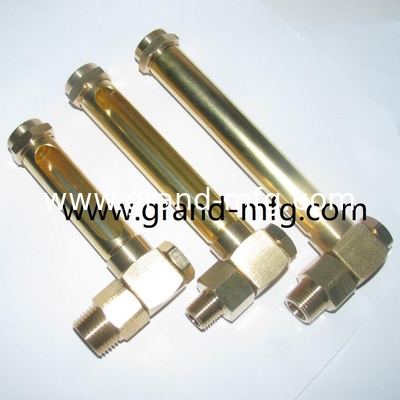 Messung des Ölniveaus aus Messing in männlichem NPT-Dreh BSP G-Dreh1/8 Zoll 1/4 Zoll 3/8 Zoll 1/2 Zoll 3/4 Zoll 1 Zoll mit Quarzglasrohr GM-BN12 GM-BN14 GM-BN38 GM-BG38