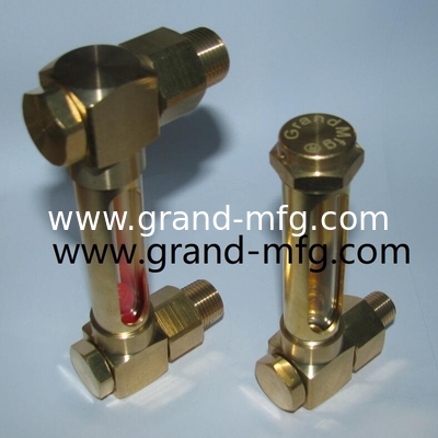 männliche NPT BSP-Draht 1/4 INCH Messing Ölstandsschau für hydraulische Ölbehälter und Leistungsübertragung