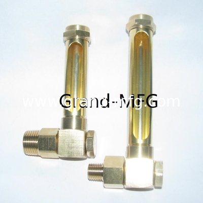 männliche NPT BSP-Draht 1/4 INCH Messing Ölstandsschau für hydraulische Ölbehälter und Leistungsübertragung
