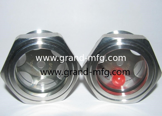 Metrische Faden M33x2 M33x2 Edelstahl Ölsichtbrille SS304 Ölstandsmessgeräte OEM und ODM Dienstleistung erbracht