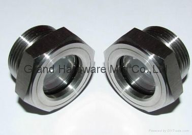 SS304 und SS316 Flüssigsichtsglas aus Edelstahl für Hydraulikreservoirs und -empfänger