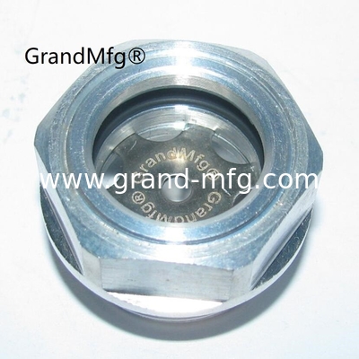 BSP-Dreh G1/2&quot; 3/4&quot; Reduktor Bläser Aluminium Ölstandsanzeiger Sichtglas kundenspezifisch verfügbar