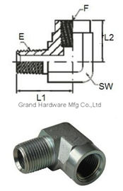 1/2 Zoll Zinkplattierte Auto hydraulische Stahlstecker in BSP NPT Gewinde