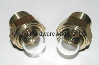 Männliche NPT-Rohrfäden 1/8&quot;,1/4&quot;,3/8&quot;,1/2&quot;,3/4&quot; Flussflüssigkeitsindikatoren Ölstandsschutzglasmessgeräte,keine Veredelung