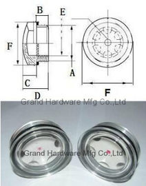 BSP G-Faden 3/4&quot;,1&quot;,Rundkopf Kunststoff Öl Sicht Ebenen für Auto Heizkörper mit Kunststofffenster