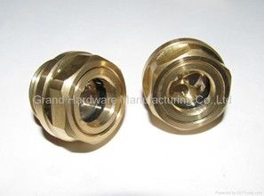 männliches BSP G-Glas 1/2&quot;,3/4&quot;,1&quot; Messing Ölsichtglas ((BSP &amp; Metric Thread) mit Naturglas