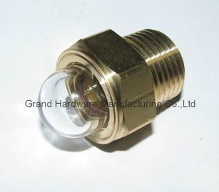 Männliches Gewindegehärtetes Glas Messing der Augenhöhe in NPT BSP Metrisches Gewinde 1 INCH,2 INCH,M42,M60X2 Messing Öl Sichtglas GM-BM42 GM-BM60