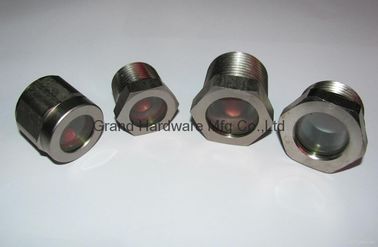 männliche NPT BSP Metrische Gewinde aus geschmolzenem Stahlglas,geschmolzenen Sichtfenstern,Ölsichtglas,China