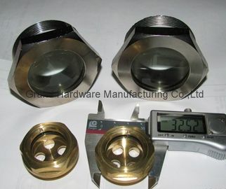 männliche NPT BSP Metrische Gewinde aus geschmolzenem Stahlglas,geschmolzenen Sichtfenstern,Ölsichtglas,China