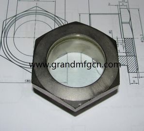 männliche BSP-Garn 1-1/4&quot; aus Stahl geschmolzenen Sichtfenstern,Indikatoren mit Naturglas