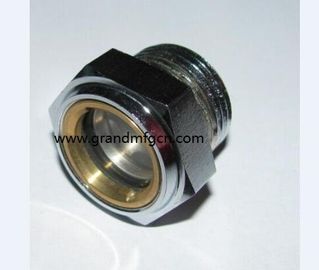 NPT-Faden 1/2&quot; 3/8&quot; 3/4&quot; 2&quot; Stahl Ölstand Lsight Glas Flüssigkeitsstandmessgerät Kompressor Sichtspiegel Hersteller China