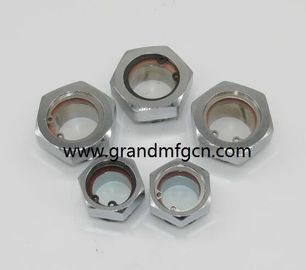 männliche NPT-Garn 1 &quot; 1 1/4 &quot; 1 1/2 &quot; 2 &quot; Kohlenstoffstahl Blickloch Sichtbrille Nickelplattiert,OEM und ODM Geschäft