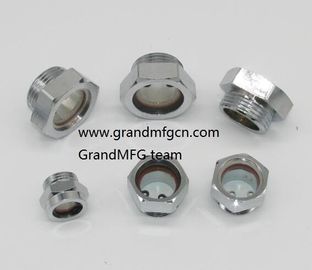 männliche NPT-Garn 1 &quot; 1 1/4 &quot; 1 1/2 &quot; 2 &quot; Kohlenstoffstahl Blickloch Sichtbrille Nickelplattiert,OEM und ODM Geschäft