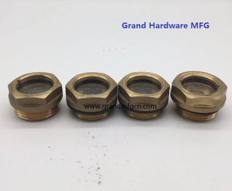männliche NPT BSP Rohrfäden 1/2 Zoll Heizkörper Kuppel Ölstand Glassicht mit natürlichem Glas OEM und ODM-Service