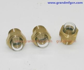 männliche NPT BSP-Rohrfäden 1/2 &quot;Kuppel Ölstand Glassicht mit natürlichem Glas OEM und ODM-Service